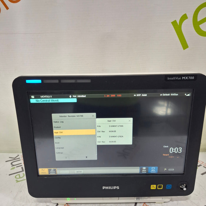 Philips MX700 Bedside Patient Monitor