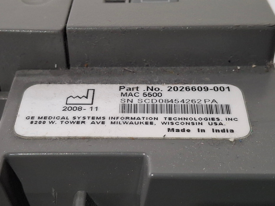 GE Healthcare GE Healthcare MAC 5500 ECG without CAM Module Cardiology reLink Medical
