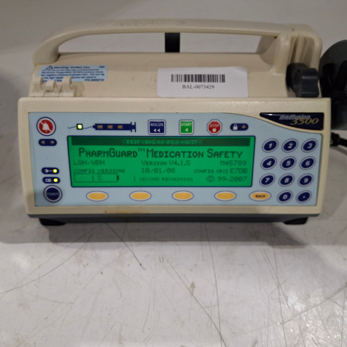 Smiths Medical Smiths Medical Medfusion 3500 Syringe Infusion Pump Infusion Pump reLink Medical