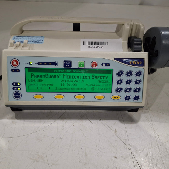 Smiths Medical Smiths Medical Medfusion 3500 Syringe Infusion Pump Infusion Pump reLink Medical