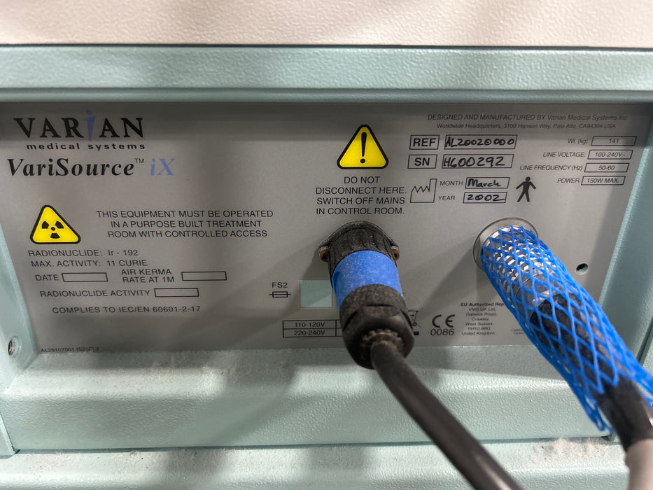 Varian VariSource iX HDR Brachytherapy Afterloader Machine