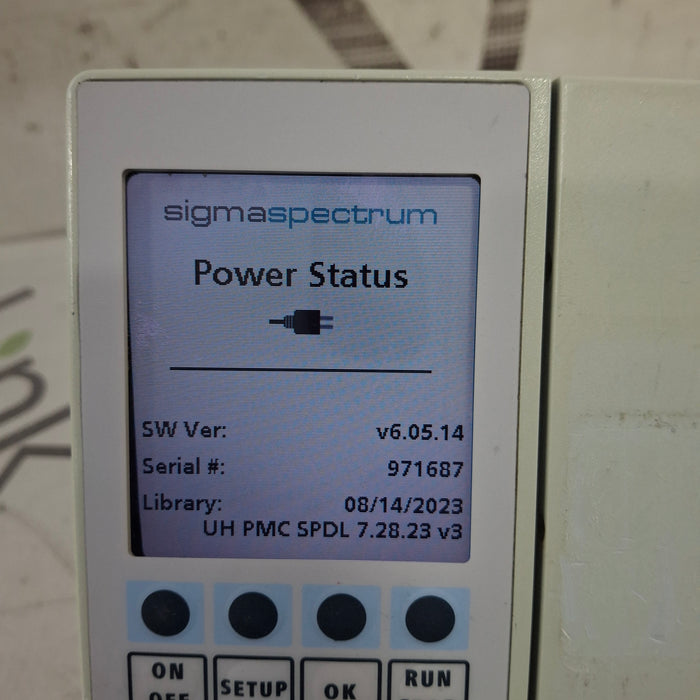 Baxter Baxter Sigma Spectrum 6.05.14 without Battery Infusion Pump Infusion Pump reLink Medical