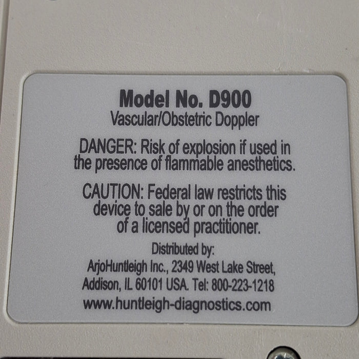 Huntleigh Huntleigh Dopplex D900 Vascular / Obstetric Doppler Surgical Equipment reLink Medical