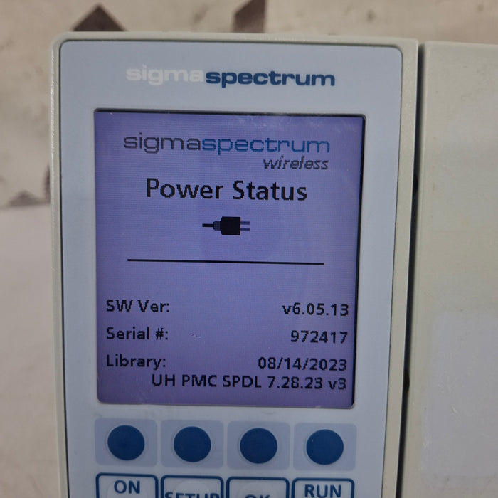 Baxter Sigma Spectrum 6.05.13 without Battery Infusion Pump
