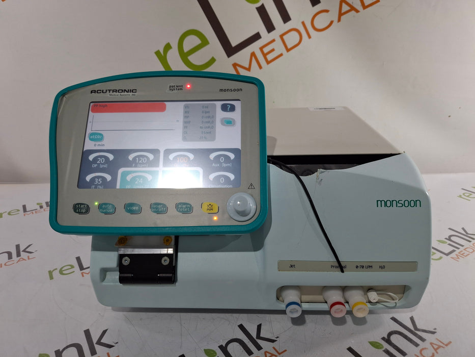 Acutronic Usa Inc Monsoon III Jet Ventillator