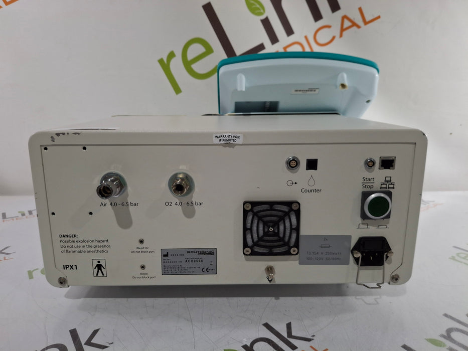 Acutronic Usa Inc Monsoon III Jet Ventillator