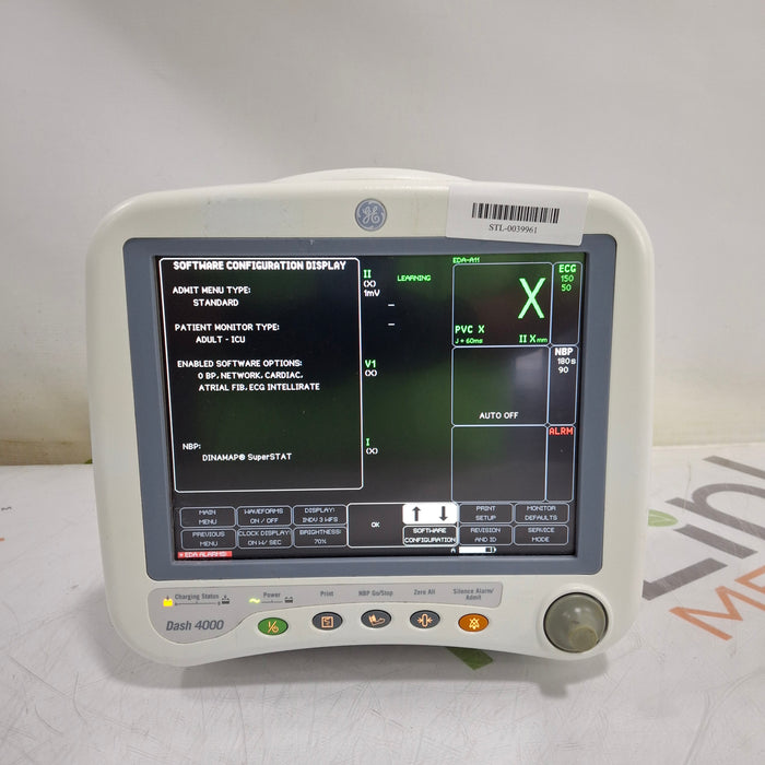 GE Healthcare Dash 4000 - GE/Nellcor SpO2 Patient Monitor
