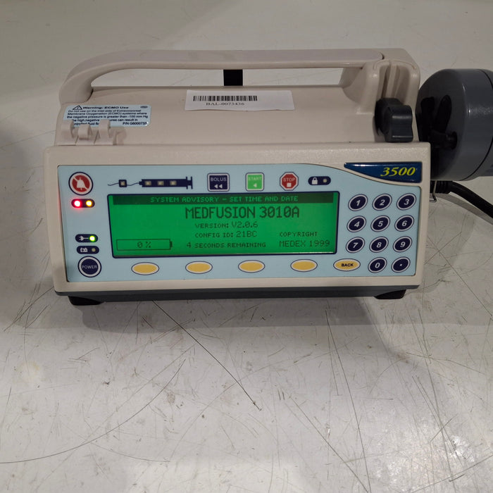 Smiths Medical Medfusion 3010a Syringe Infusion Pump