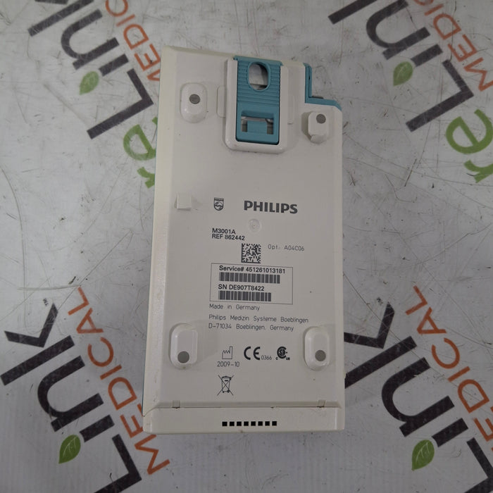 Philips M3001A-A04C06 OxiMax SpO2, NIBP, ECG, Temp, IBP MMS Module