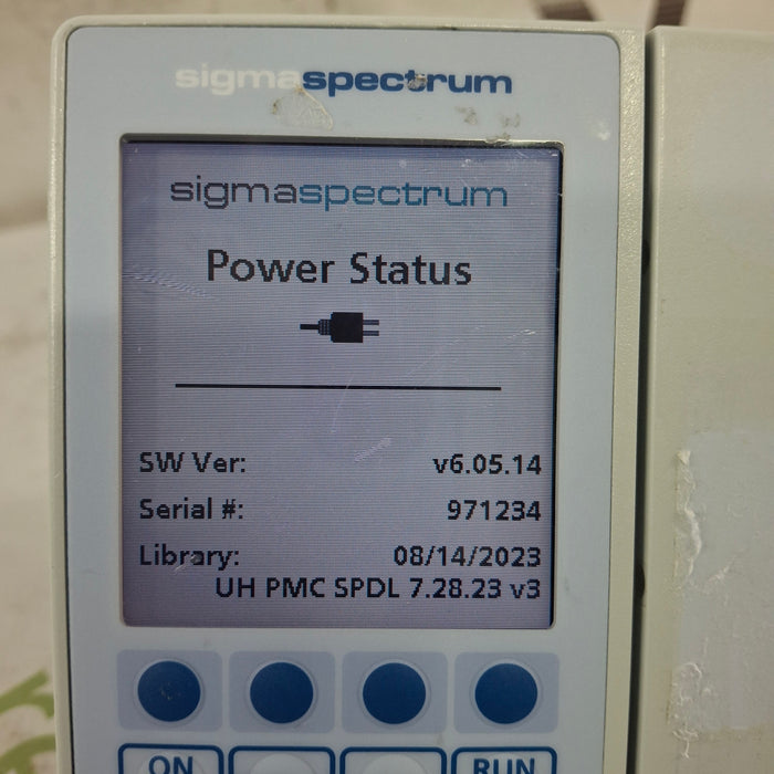 Baxter Sigma Spectrum 6.05.14 without Battery Infusion Pump