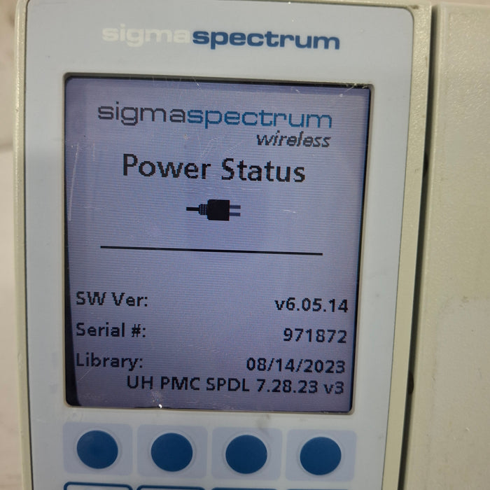 Baxter Sigma Spectrum 6.05.14 without Battery Infusion Pump