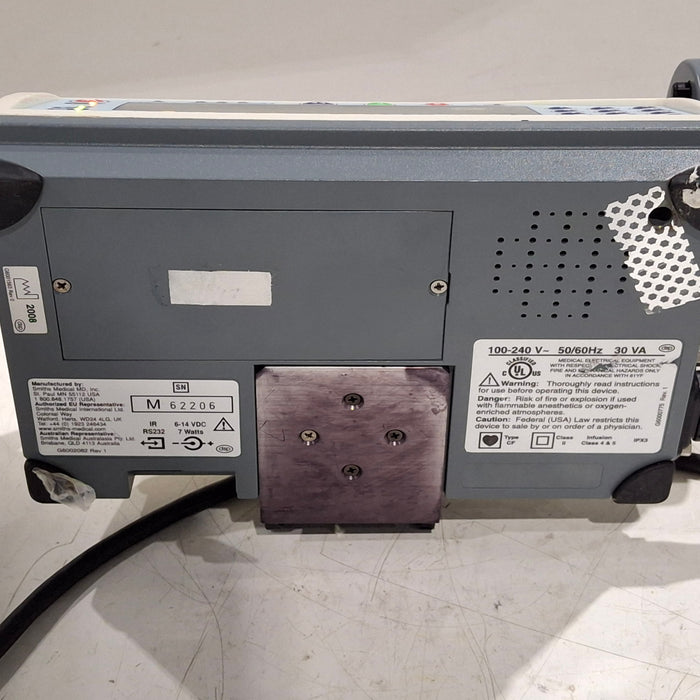 Smiths Medical Medfusion 3500 Version 4 Syringe Infusion Pump