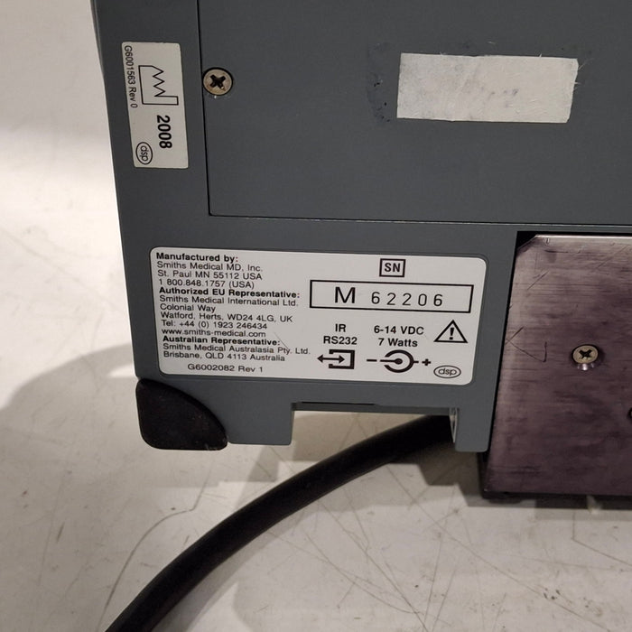 Smiths Medical Medfusion 3500 Version 4 Syringe Infusion Pump