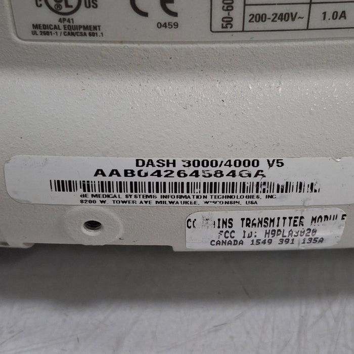 GE Healthcare Dash 4000 - GE/Nellcor SpO2 Patient Monitor