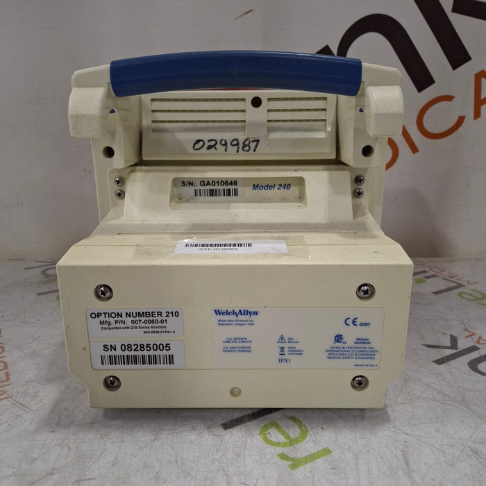 Welch Allyn Propaq CS 246 Vital Signs Monitor