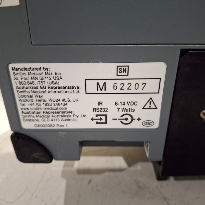 Smiths Medical Medfusion 3500 Version 4 Syringe Infusion Pump