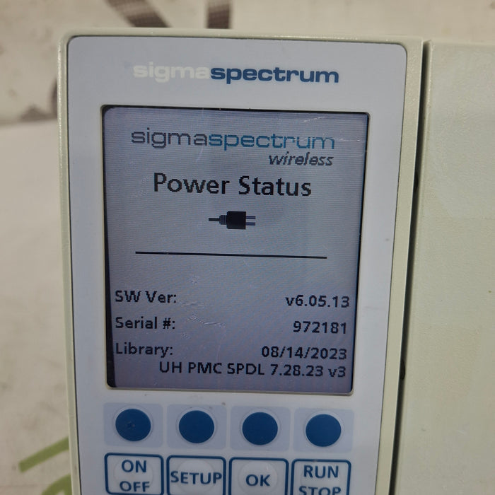 Baxter Sigma Spectrum 6.05.13 without Battery Infusion Pump