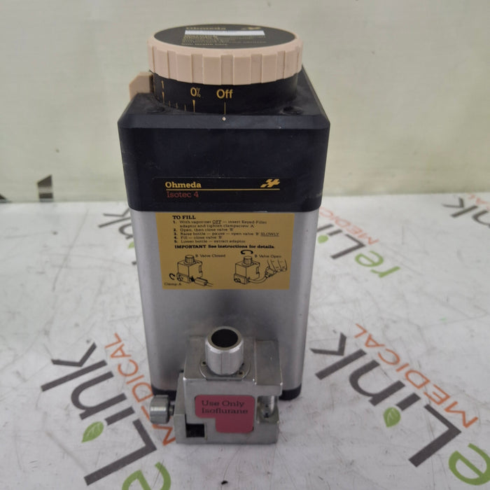 Ohmeda Medical Isotec 4 Isoflurane Vaporizer