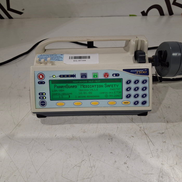 Smiths Medical Medfusion 3500 Version 4 Syringe Infusion Pump