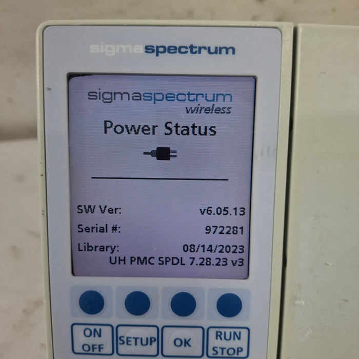 Baxter Baxter Sigma Spectrum 6.05.13 without Battery Infusion Pump Infusion Pump reLink Medical