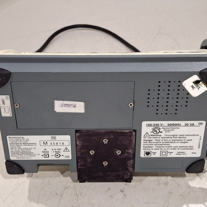 Smiths Medical Medfusion 3500 Version 4 Syringe Infusion Pump