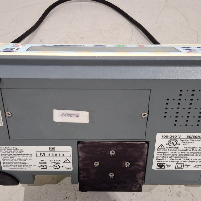Smiths Medical Medfusion 3500 Version 4 Syringe Infusion Pump