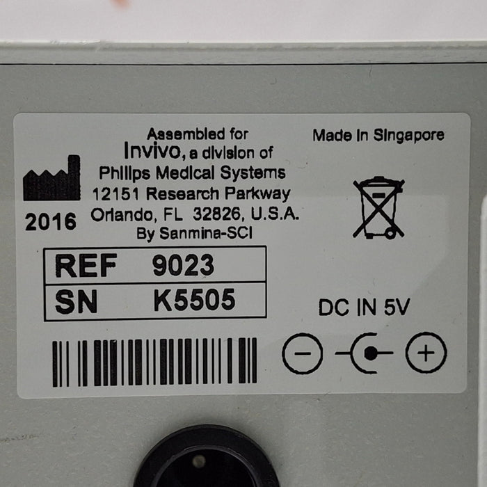 Invivo Research Inc 9023 Patient Module Battery Charger