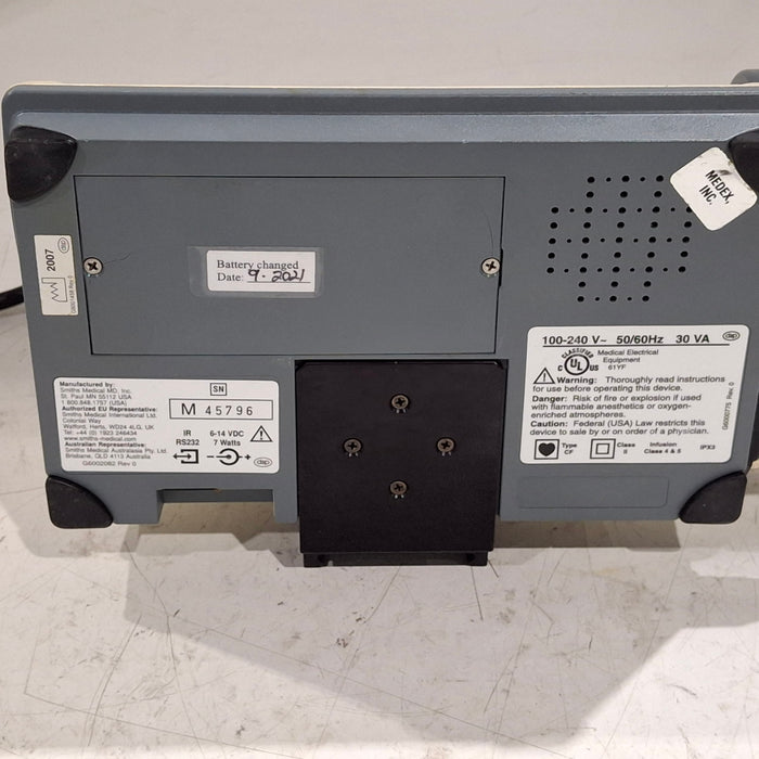 Smiths Medical Medfusion 3500 Version 4 Syringe Infusion Pump