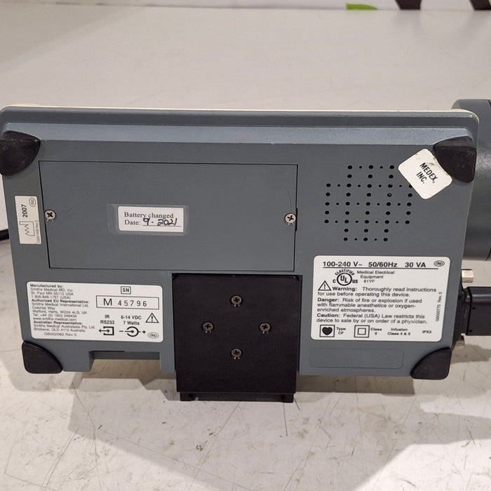 Smiths Medical Medfusion 3500 Version 4 Syringe Infusion Pump