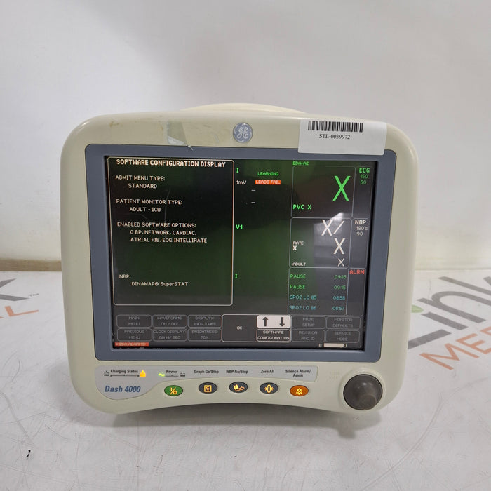 GE Healthcare GE Healthcare Dash 4000 - GE/Nellcor SpO2 Patient Monitor Patient Monitors reLink Medical