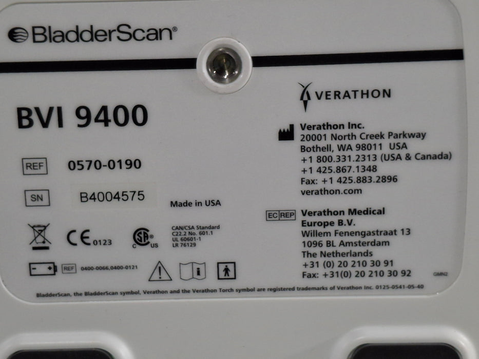 Verathon Medical, Inc Verathon Medical, Inc BVI 9400 Bladderscan Surgical Equipment reLink Medical