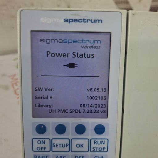Baxter Baxter Sigma Spectrum 6.05.13 without Battery Infusion Pump Infusion Pump reLink Medical