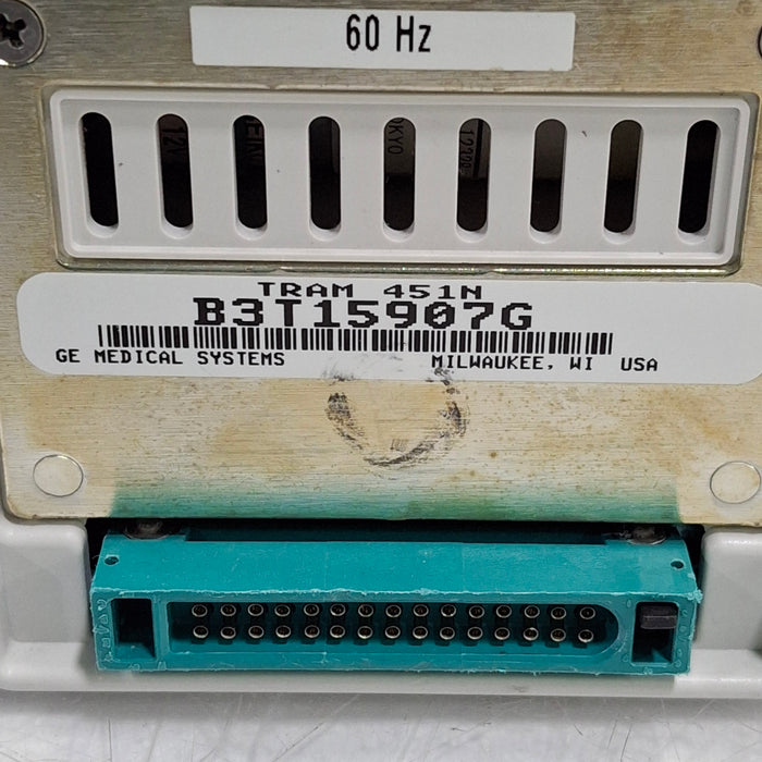GE Healthcare TRAM 451M Multiparameter Module - Masimo SpO2