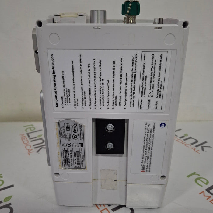 Zoll Eagle II MRI Ventilator