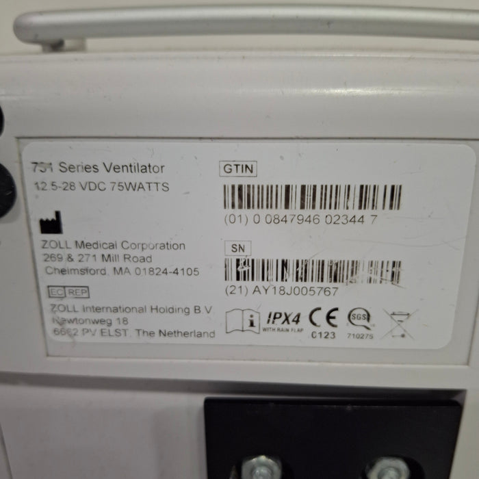 Zoll Eagle II MRI Ventilator