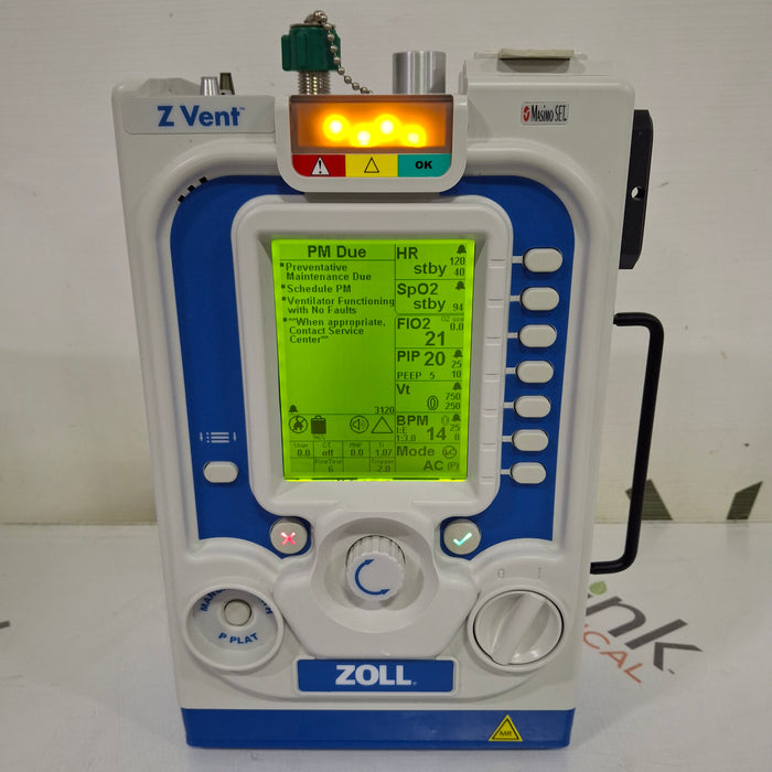 Zoll Zoll Z Vent Transport Ventilator Respiratory reLink Medical
