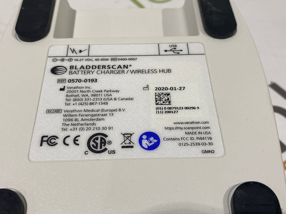 Verathon Medical, Inc BladderScan 0570-0193 Battery Charger