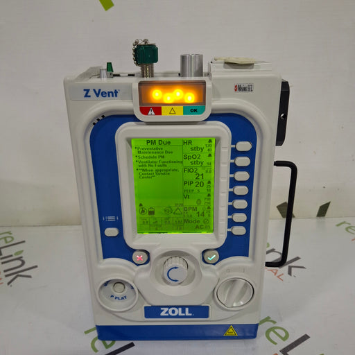 Zoll Zoll Z Vent Transport Ventilator Respiratory reLink Medical