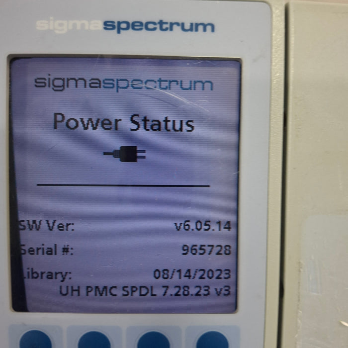 Baxter Baxter Sigma Spectrum 6.05.14 without Battery Infusion Pump Infusion Pump reLink Medical