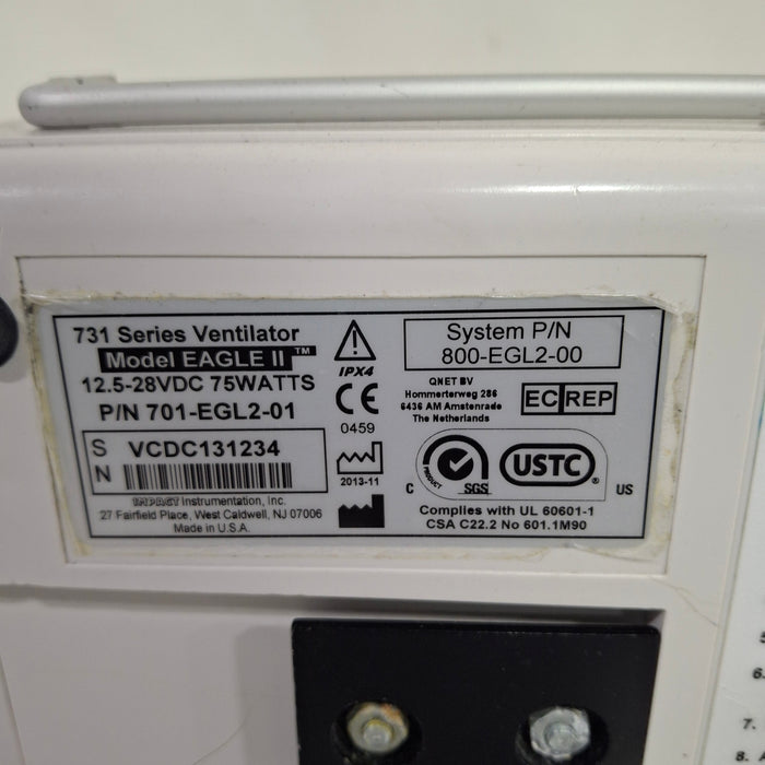 Zoll Zoll Eagle II MRI Ventilator Respiratory reLink Medical