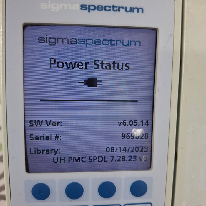 Baxter Baxter Sigma Spectrum 6.05.14 without Battery Infusion Pump Infusion Pump reLink Medical