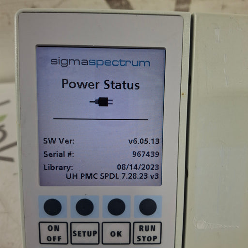 Baxter Baxter Sigma Spectrum 6.05.13 without Battery Infusion Pump Infusion Pump reLink Medical