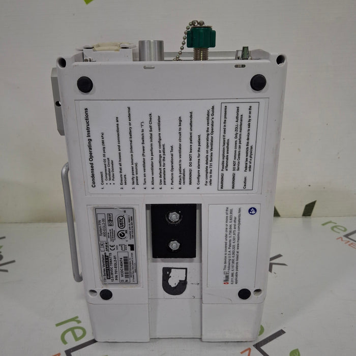 Zoll Zoll Eagle II MRI Ventilator Respiratory reLink Medical