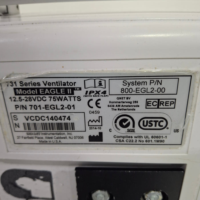 Zoll Zoll Eagle II MRI Ventilator Respiratory reLink Medical