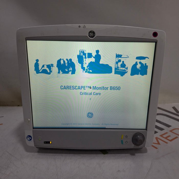 GE Healthcare GE Healthcare Carescape B650 Critical Care Patient Monitor Patient Monitors reLink Medical