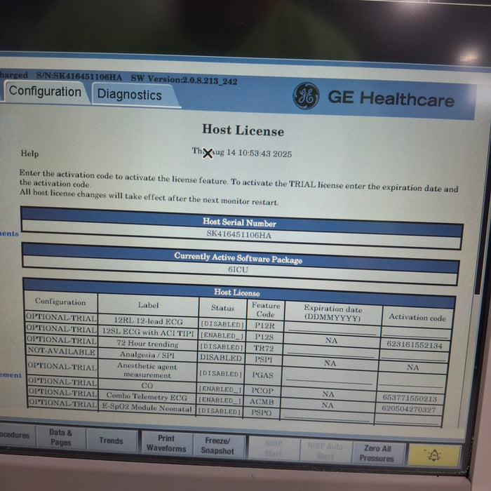 GE Healthcare GE Healthcare Carescape B650 Critical Care Patient Monitor Patient Monitors reLink Medical