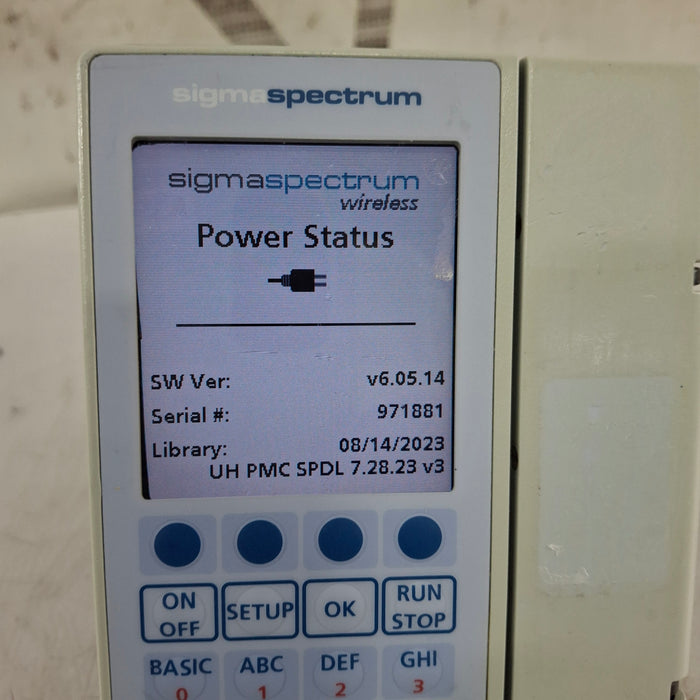 Baxter Baxter Sigma Spectrum 6.05.14 without Battery Infusion Pump Infusion Pump reLink Medical
