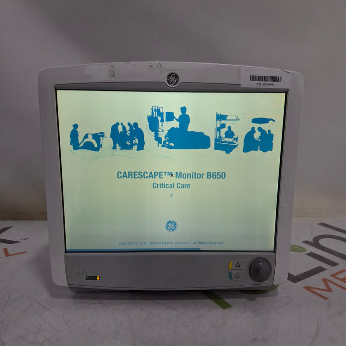 GE Healthcare Carescape B650 Critical Care Patient Monitor