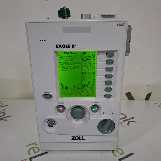 Zoll Zoll Eagle II MRI Ventilator Respiratory reLink Medical