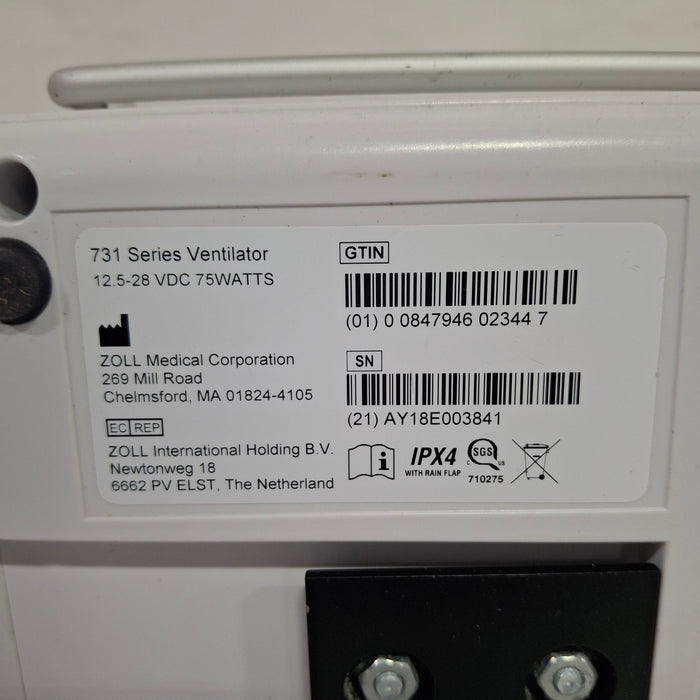 Zoll Zoll Eagle II MRI Ventilator Respiratory reLink Medical